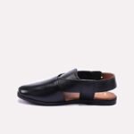 Black Classic Peshawari Chappals - Image 3