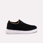 Black Mens Slip On Sneakers - Image 2
