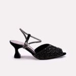 Black Bridal Peep Toes - Image 2