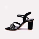 Black Fancy Sandals - Image 3