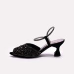 Black Bridal Peep Toes - Image 3