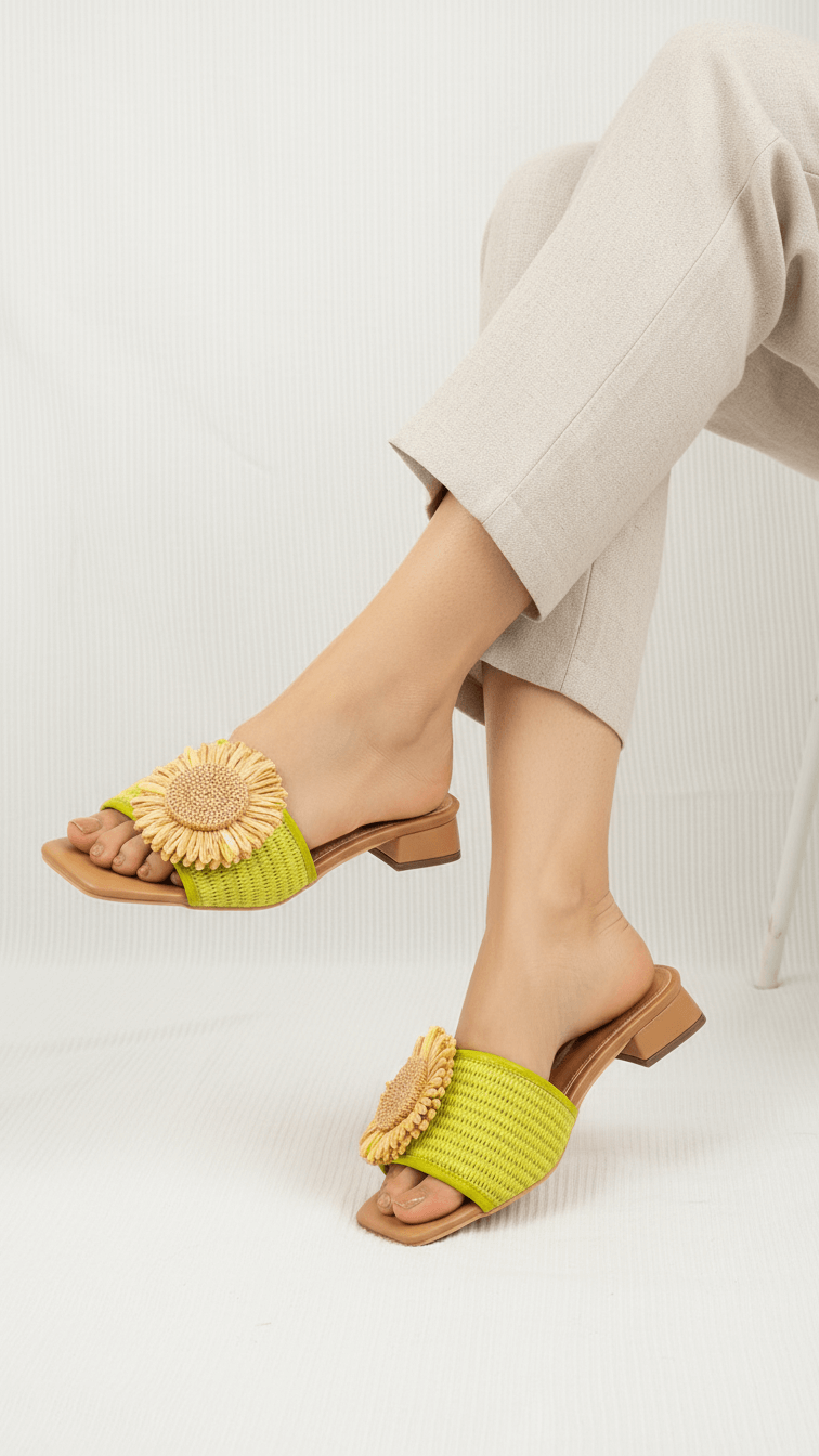 Green Formal Slipper FR8357