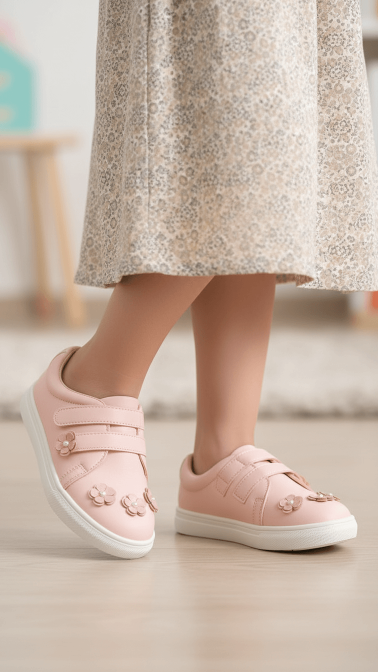 Girls Pink Casual Jogger KD1925