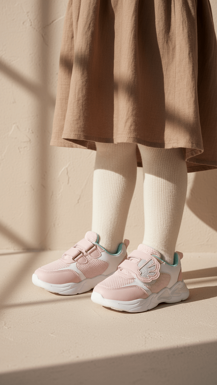 Girls Pink Casual Jogger KD1934
