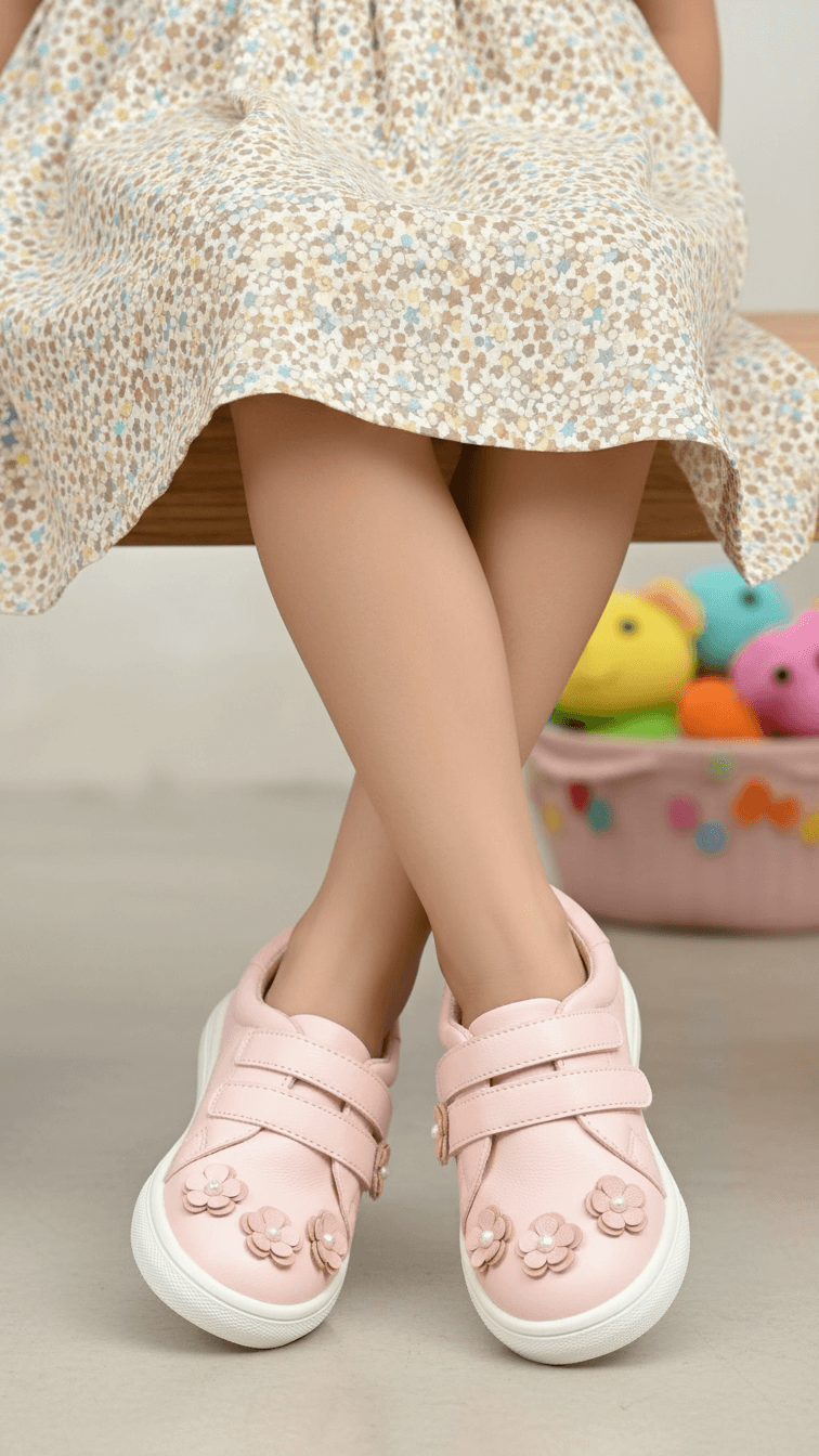 Girls Pink Casual Jogger KD1951