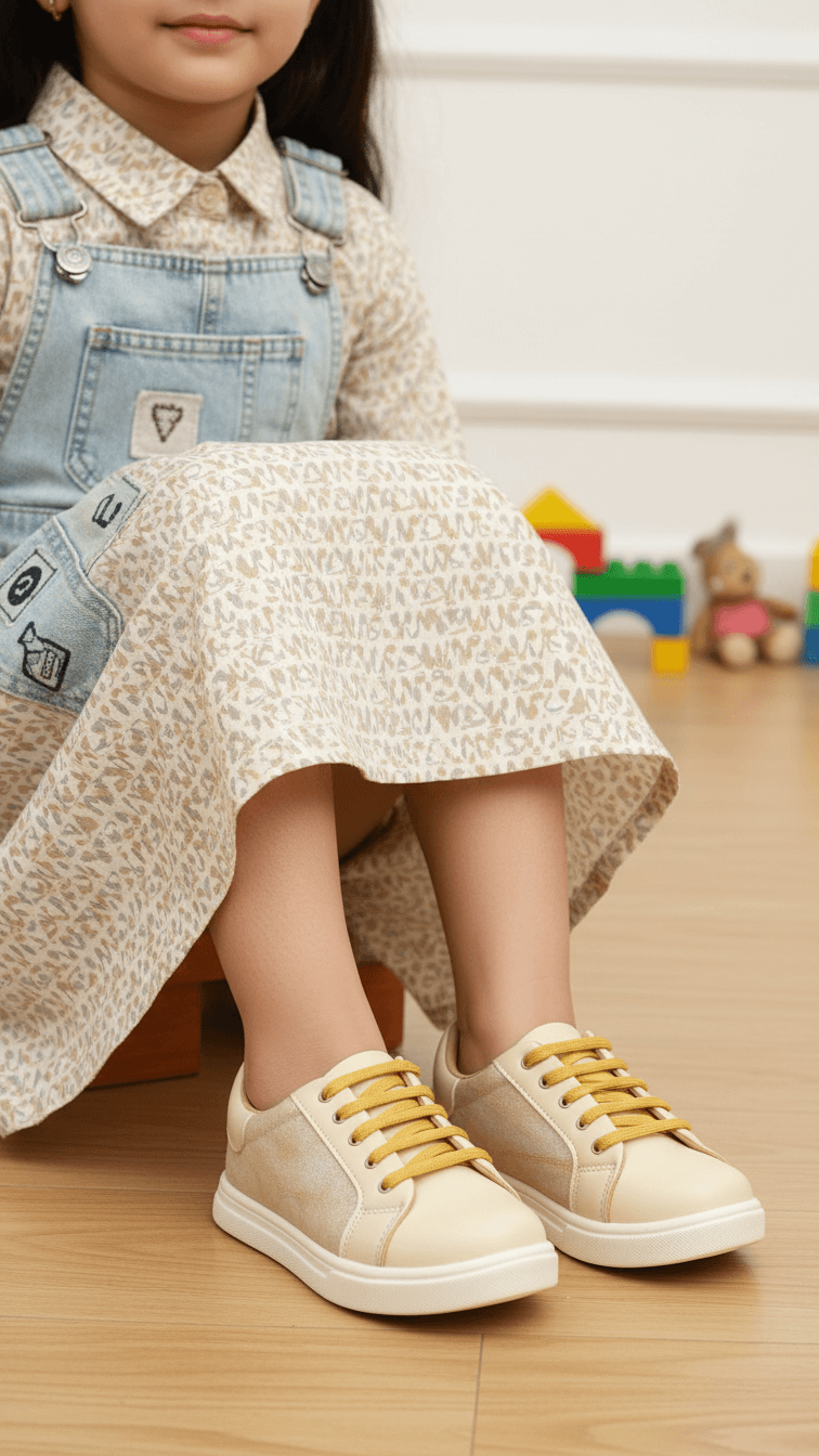 Girls Golden Casual Jogger KD1997