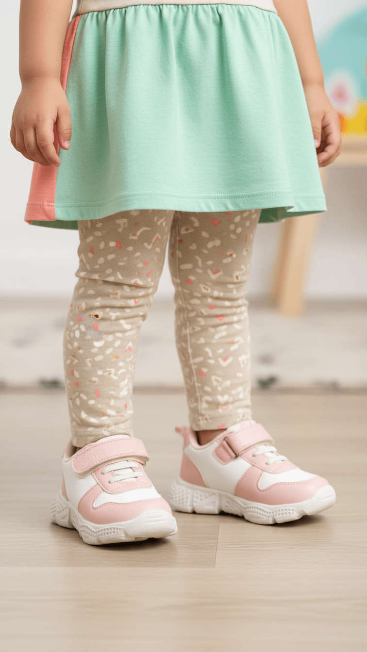 Girls Pink Casual Jogger KD8094