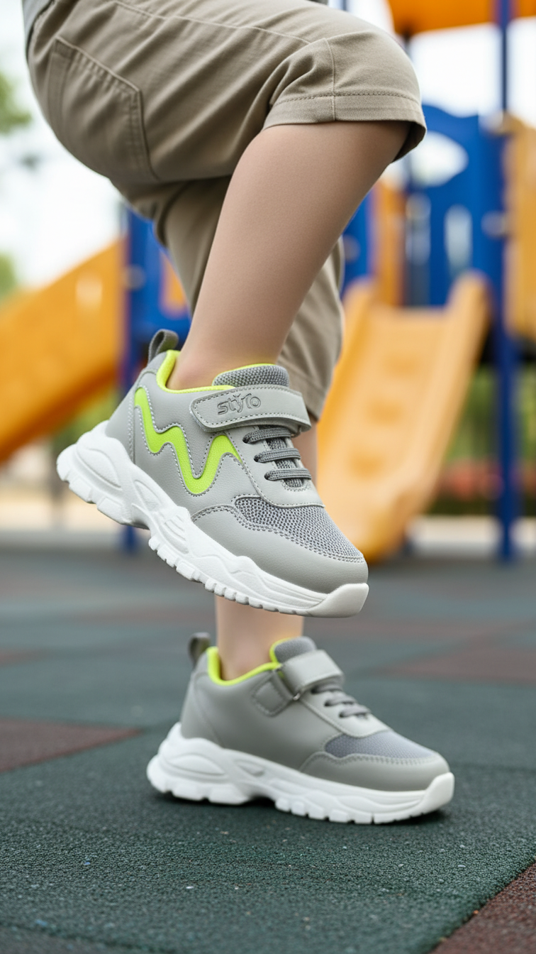 Boys Grey Casual Jogger KD8147