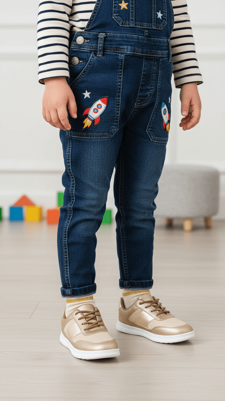 Girls Golden Casual Jogger KD8160