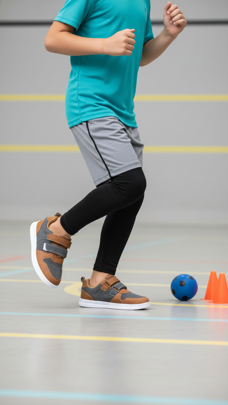 Boys Brown Casual Jogger KD8163