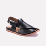Black Kaptan Peshawari Sandal