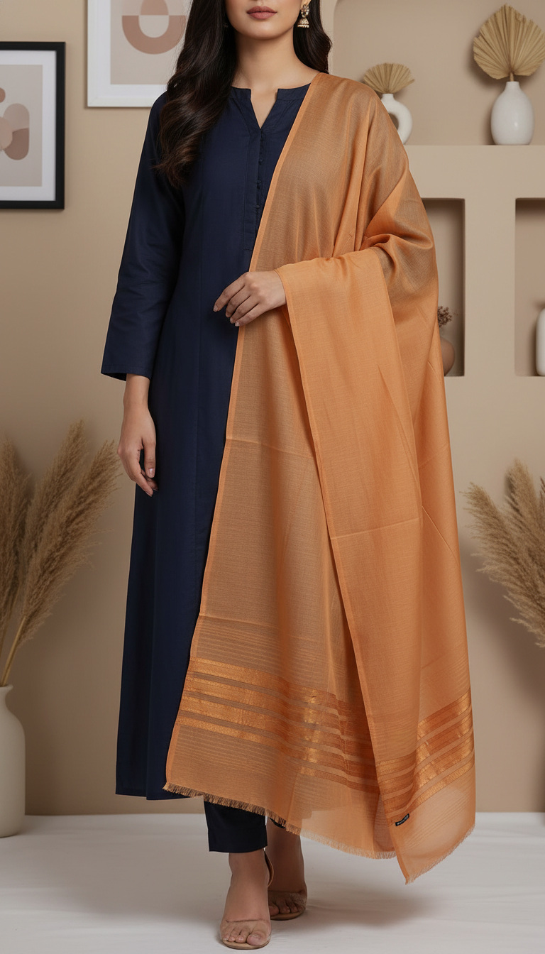 Mustard Summer Stole PD6082