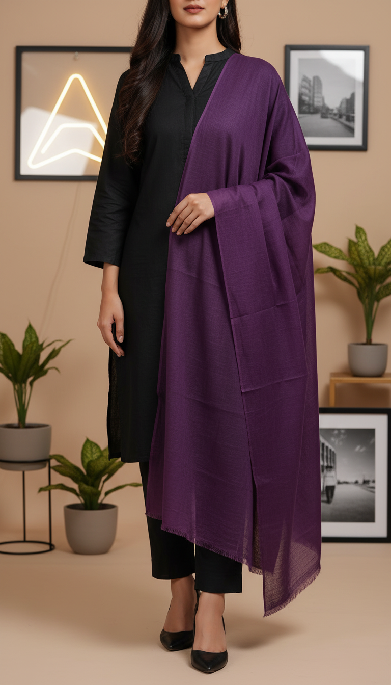 Purple Summer Stole PD6105