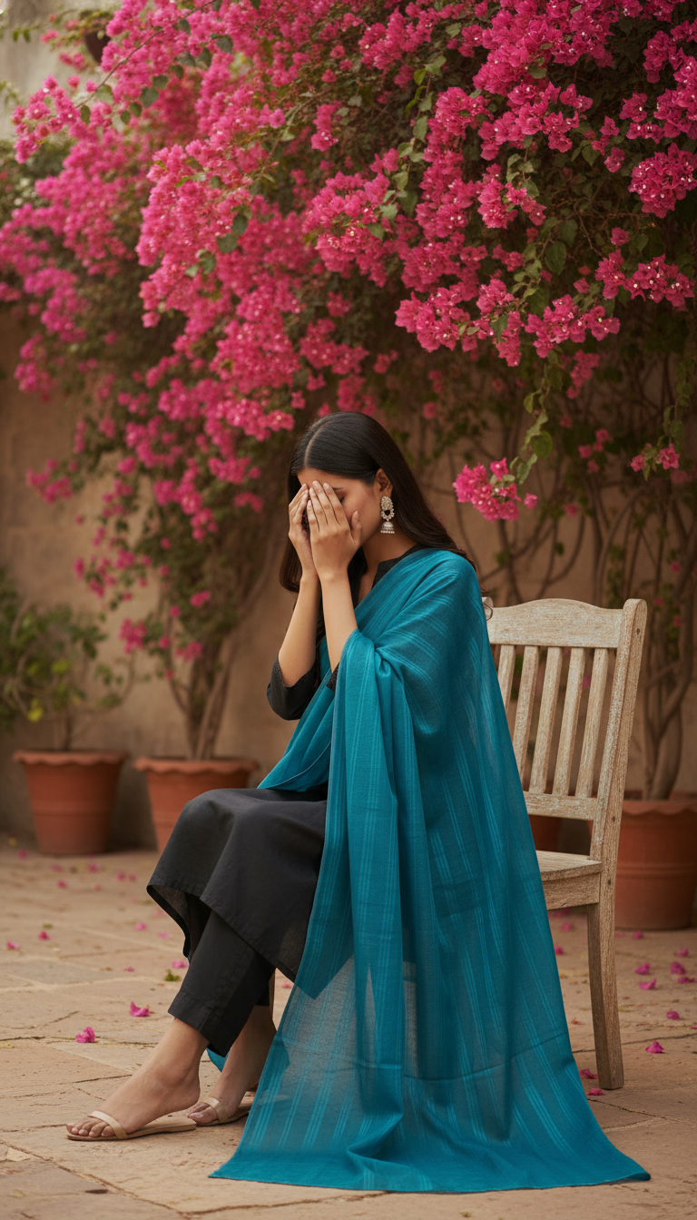Sky Blue Summer Stole PD6107