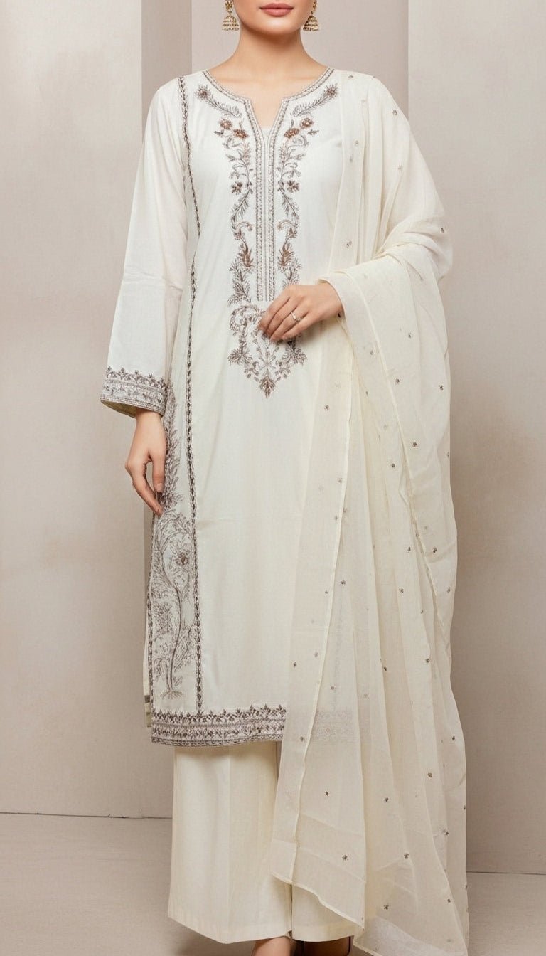 3 PC Embellished Suit PS6011