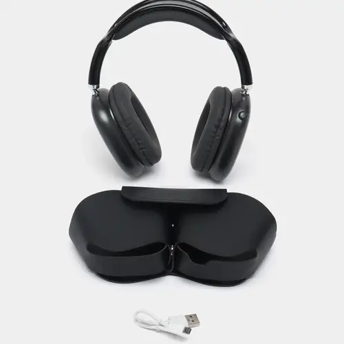 Air AAA max Wireless Headset in Black — front view