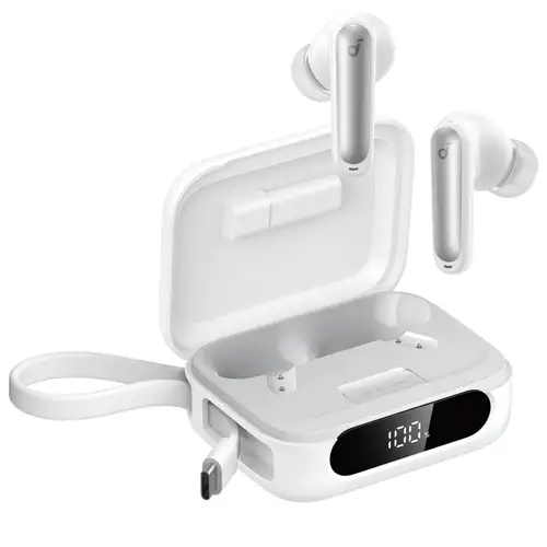 Anker Soundcore P41i Earbuds in White — front view