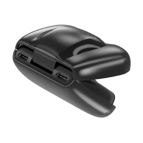 Audionic Battlebuds Wireless Earbuds in Black — front view
