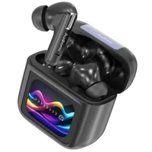 Audionic Trance Airbud 810 With ANC in Black — front view