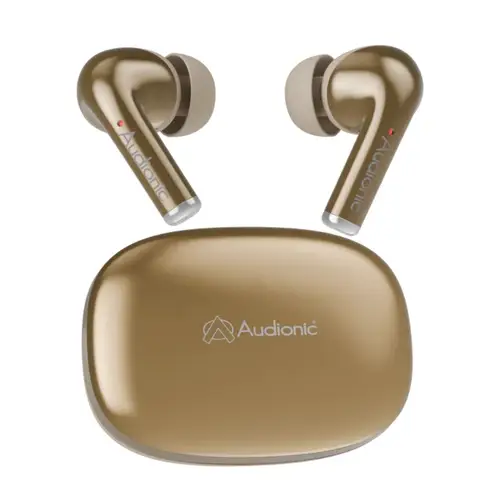 Audionic Trance Airbud 820 With ANC in Gold — front view