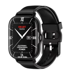 Crown Q800 Ladies Smart Watch in Black — front view