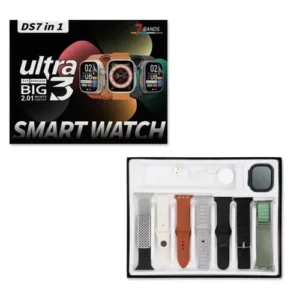 DS7 in 1 Smart Watch in Black — front view
