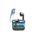 DX-29 Wireless TWS Earbuds in Black — front view