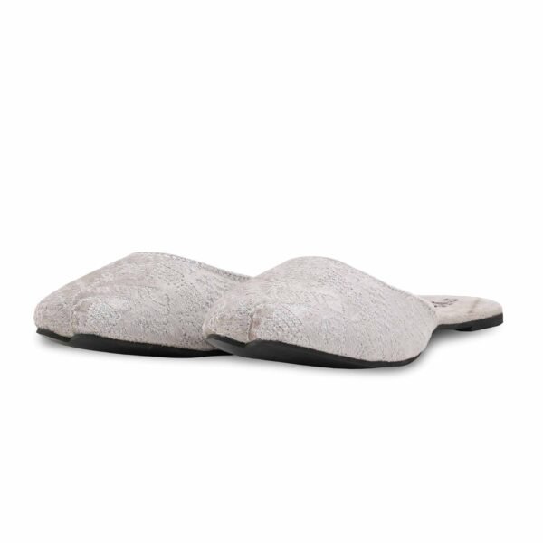Grey Ethnic Back Open Khussa EC8602 view 3