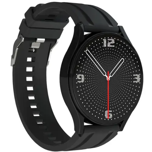 GT1 Bluetooth Calling Smartwatch in Black — front view