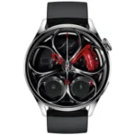 GT5 Smart Watch in Black — front view
