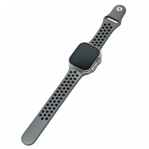 H20 8 Ultra Smart Watch in Silver — front view