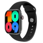 HD9 Pro Amoled Screen Smart Watch in Black — front view