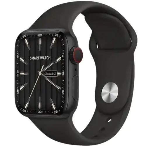 HG06 Series 10 ( 7 in 1 ) Smart Watch in Black — front view