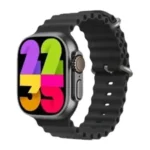 HW69 Ultra 2 SmartWatch Amoled in Black — front view