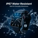 i10 Pro Max Series 9 Smart Watch in Black — front view