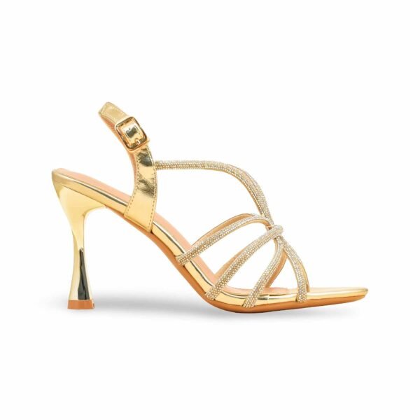 Golden Fancy Bridal Sandal FN6238