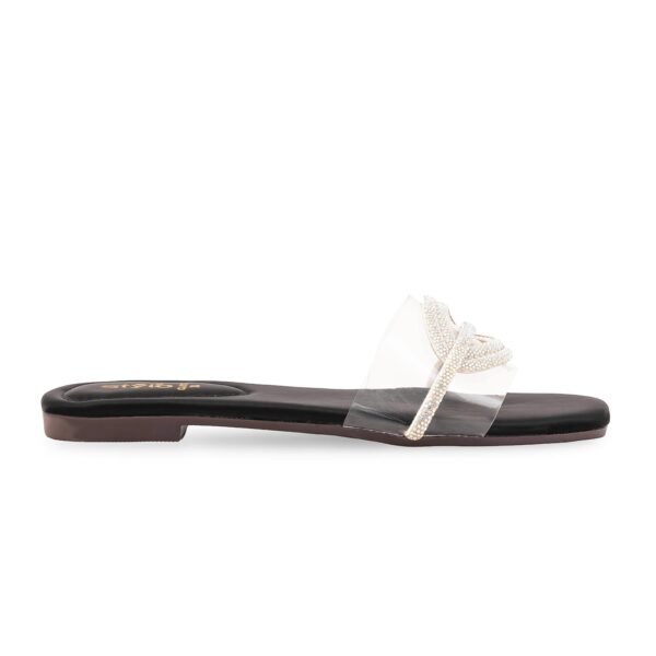 Black Casual Slipper For Women CL2172