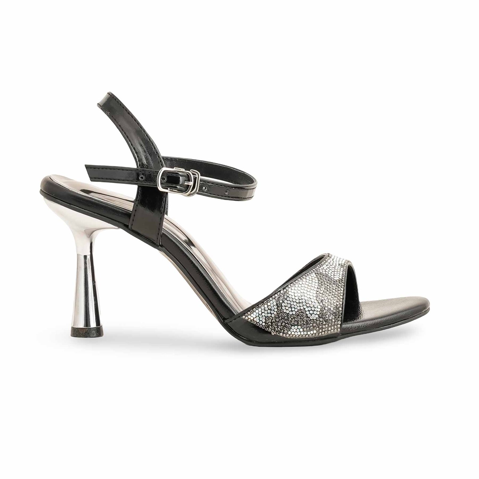 Black Fancy Sandal FN6100