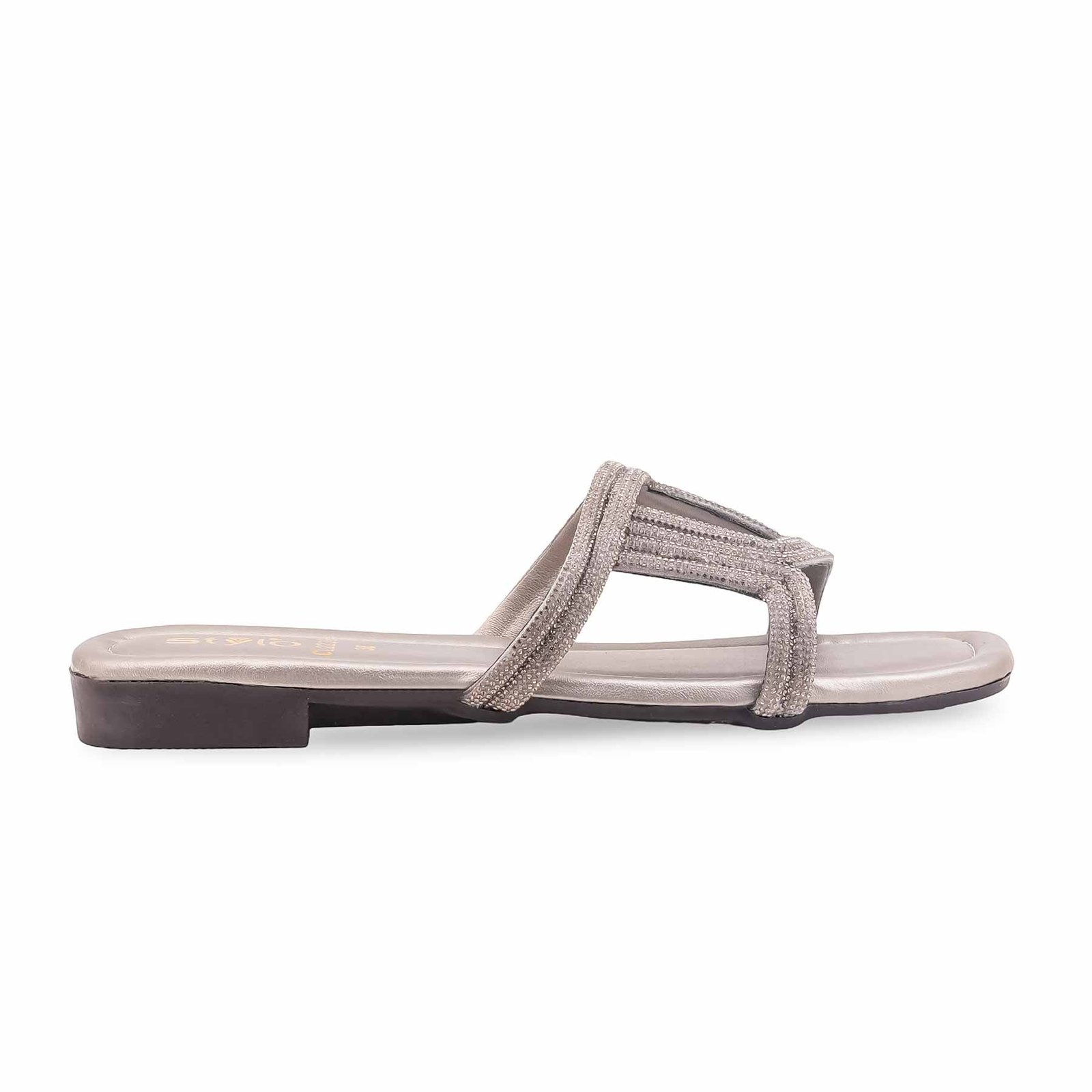 Grey Casual Slipper For Women CL2238