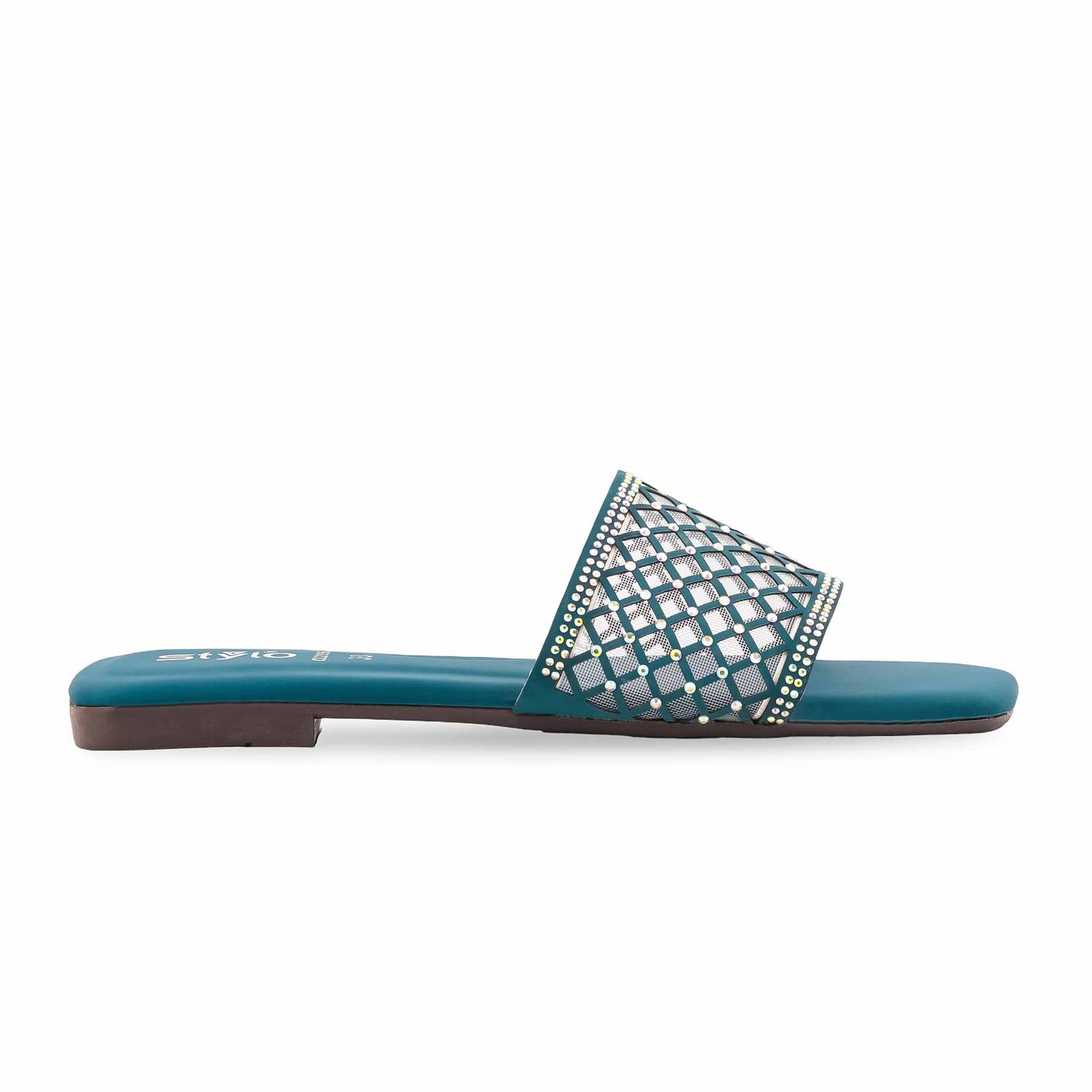 Seagreen Casual Slipper For Ladies CL2196