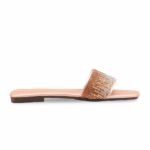 Peach Casual Slipper For Ladies CL2158