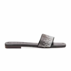 Black Casual Slipper For Ladies CL2158