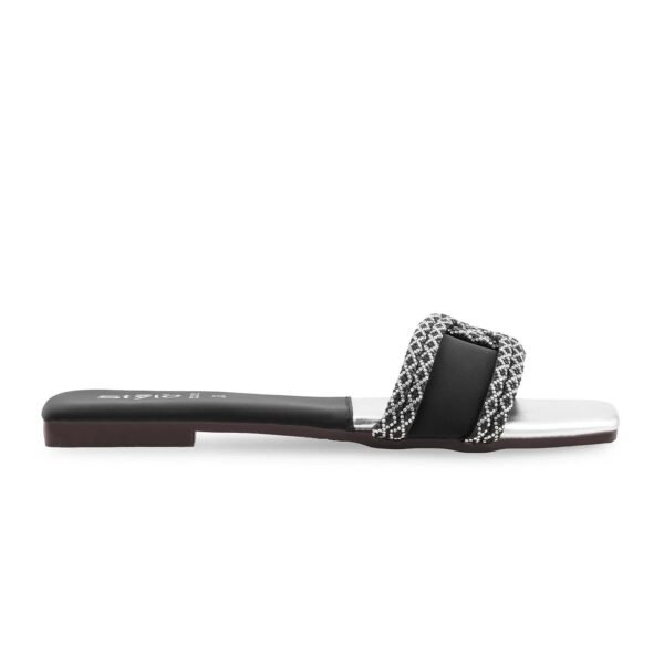 Black Casual Slipper For Women CL2302