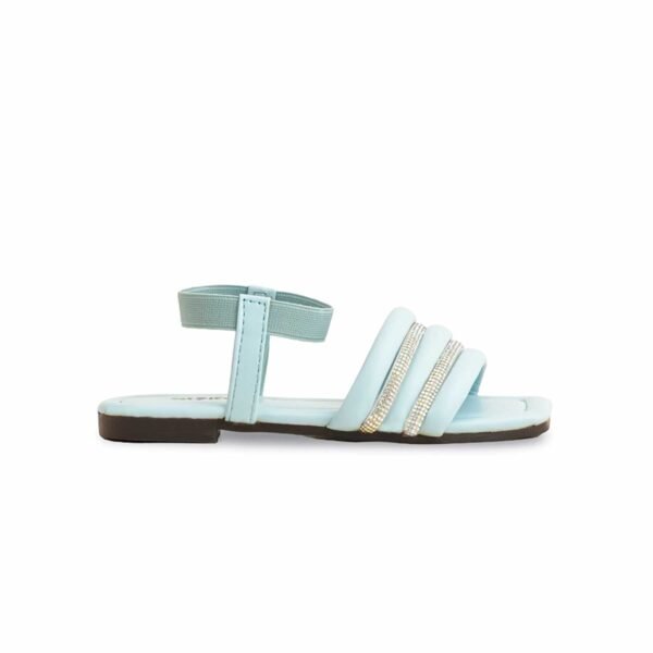 Girls Sky Blue Formal Sandal KD9847