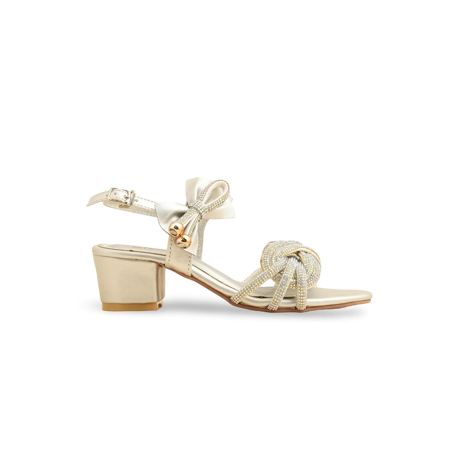 Girls Silver Fancy Sandal KD5713