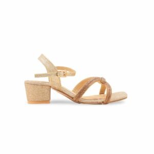 Girls Golden Fancy Sandal KD5712