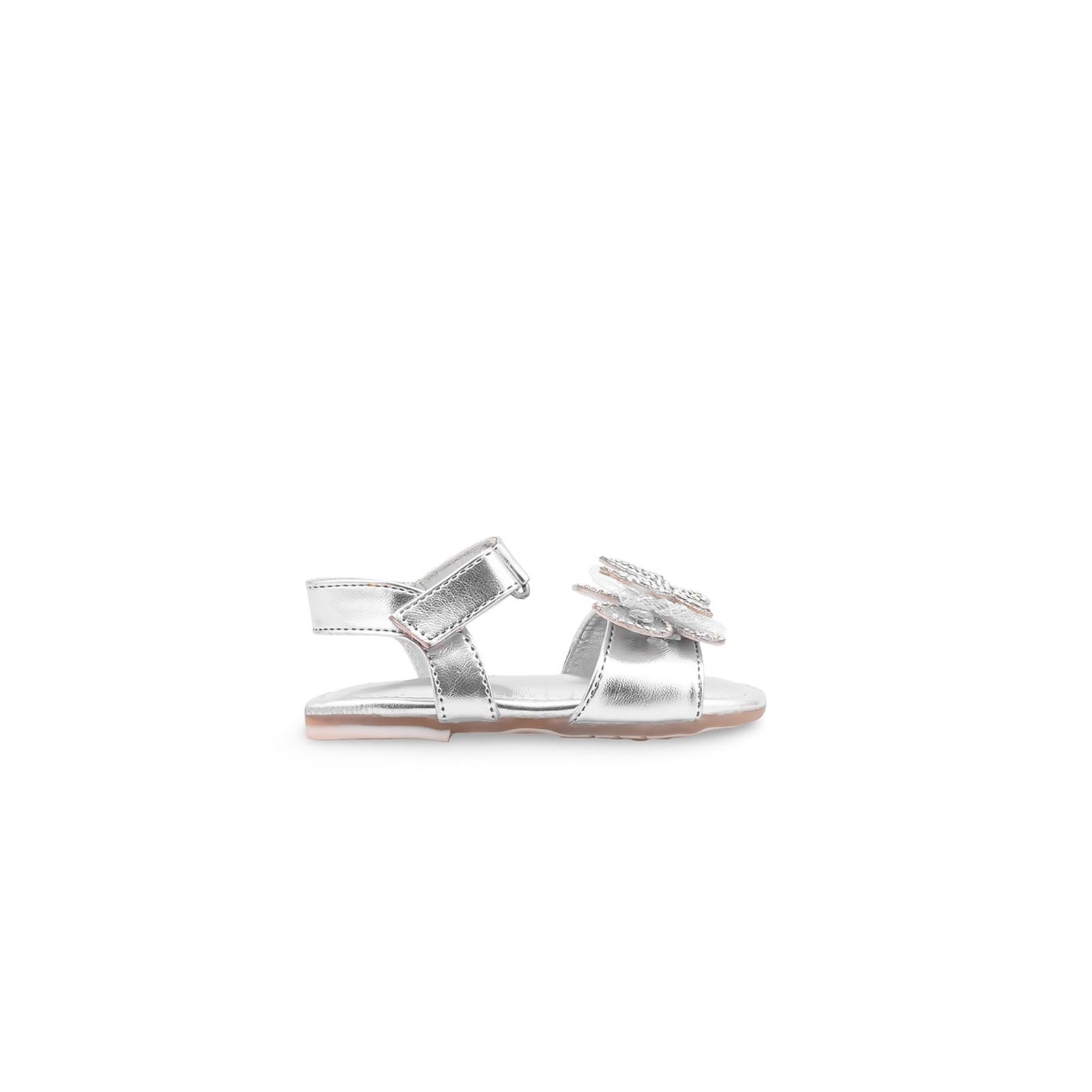 Girls Silver Fancy Sandal KD5813