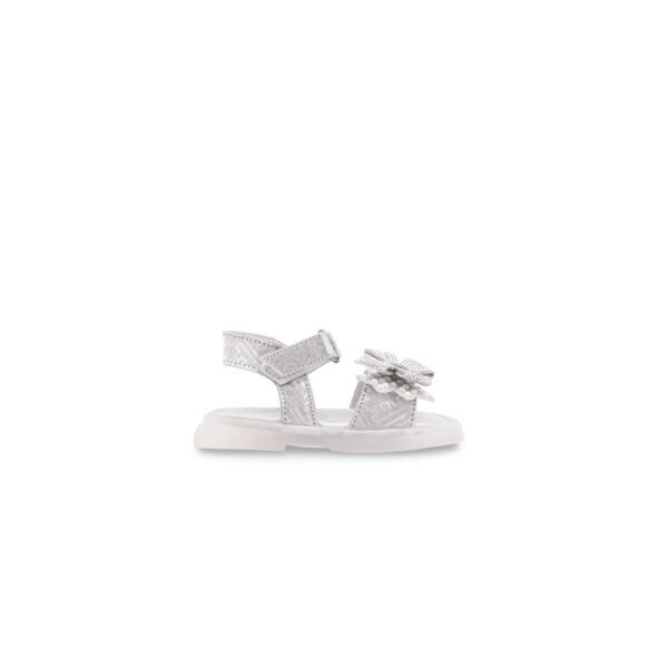 Girls Silver Fancy Sandal KD5817