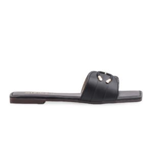 Black Casual Slipper For Women CL2293