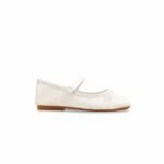 Girls White Casual Pumps KD2464
